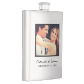 Instagram-Foto Personalisierte Hochzeit Flachmann (Rechts)