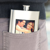 Instagram-Foto Personalisierte Hochzeit Flachmann (Beispiel)