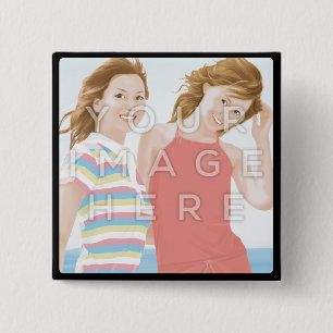 Instagram Foto-Quadrat-Bild-Knopf Button