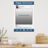 Instagram Foto Stand Party Prop Frame Jahrestag Poster (Küche)