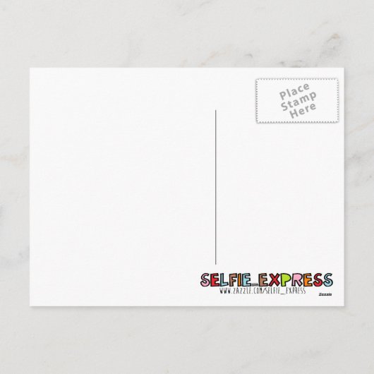 instagram Foto Weihnachtskarten Feiertagspostkarte (Rückseite)