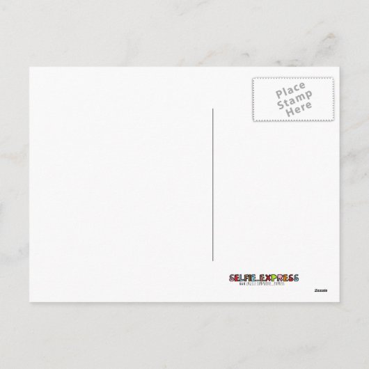 instagram Foto Weihnachtskarten Feiertagspostkarte (Rückseite)