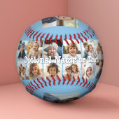 Instagram-FotoCollage - Bis zu 14 Fotos blau Baseball