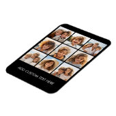 Instagram-FotoCollage mit 9 Fotos Magnet (Linke Seite)
