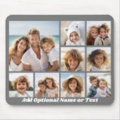 Instagram-FotoCollage mit 9 Fotos Mousepad (Vorne)