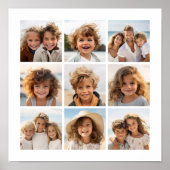 Instagram-FotoCollage mit 9 Fotos Poster (Vorne)