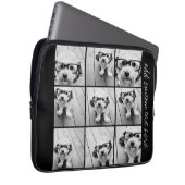 Instagram-FotoCollage mit 9 quadratischen Fotos Laptopschutzhülle (Vorne Rechts)