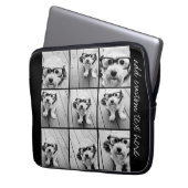 Instagram-FotoCollage mit 9 quadratischen Fotos Laptopschutzhülle (Vorderseite Links)