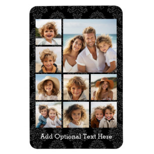 Instagram-FotoCollage mit 9 quadratischen Fotos Magnet