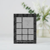 Instagram-FotoCollage mit 9 quadratischen Fotos Postkarte (Stehend Vorderseite)