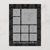 Instagram-FotoCollage mit 9 quadratischen Fotos Postkarte (Vorderseite)