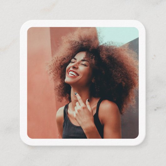 Instagram Fotograf Foto minimale Fotografie Telefonnummerkarte (Vorderseite)