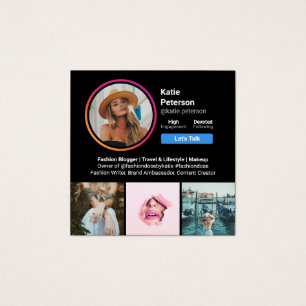 Instagram Fotos Schwarz Trend Social Media Profil