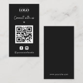 Instagram für den QR-Code eines benutzerdefinierte Visitenkarte (Vorne/Hinten)