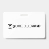 Instagram-Geschäftskarten | Ihr Instagram-Name ID Ausweis (Vorderseite)