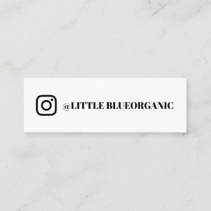 Instagram-Geschäftskarten   Ihr Instagram-Name Mini Visitenkarte