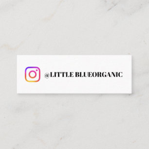 Instagram-Geschäftskarten   Ihr Instagram-Name Mini Visitenkarte
