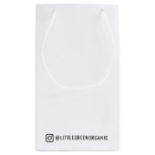 Instagram-Geschenktaschen | Ihr Name Kleine Geschenktüte (Rückseite)
