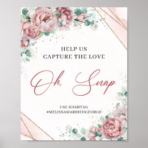 Instagram Helfen Sie uns, Liebe-oh-Schnappzeichen  Poster
