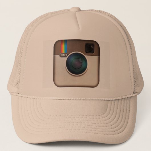 Instagram Hut Truckerkappe (Vorderseite)