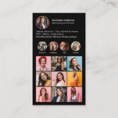 Instagram Influencer QR-Code Visitenkarte (Rückseite)