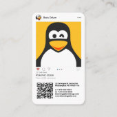 Instagram Inspiriert Moderne Visitenkarte (Rückseite)