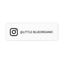 Instagram Label | Your Instagram Name Sticker