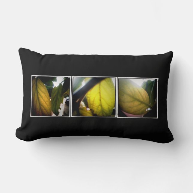 instagram Lo-FI verlässt Kissen (Vorderseite)