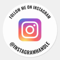 Instagram Logo folgen mir Social Media Marketing