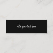 Instagram Logo Social Media Moderne trendige Skrip Telefonnummerkarte (Rückseite)