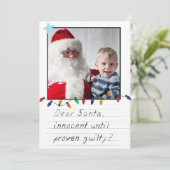 instagram lustige WeihnachtsFotokarten Feiertagskarte (Stehend Vorderseite)