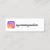 instagram mini visitenkarte (Vorderseite)