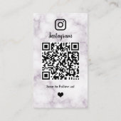 Instagram Moderner QR-Code | Soziale Medien Visitenkarte (Rückseite)