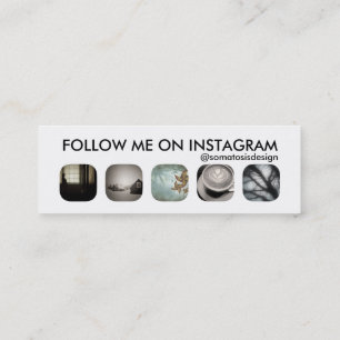 instagram Nachfolger Mini Visitenkarte