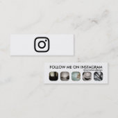 instagram Nachfolger Mini Visitenkarte (Vorne/Hinten)