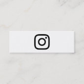 instagram Nachfolger Mini Visitenkarte (Vorderseite)