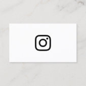instagram Nachfolger Visitenkarte (Vorderseite)