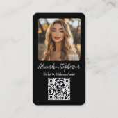 Instagram Photo Collage Social Media Influencer Visitenkarte (Vorderseite)