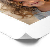 Instagram Photo Collage - Up to 14 photos White Poster (Ecke)