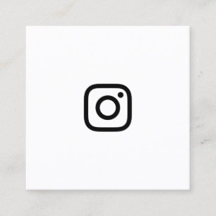 instagram Promo Quadratische Visitenkarte