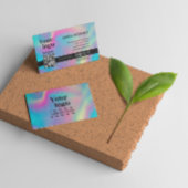 Instagram Qr Code Holographic Social Media Folgen Visitenkarte