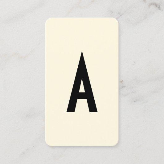 Instagram Qr Code Moderne Minimal Visitenkarte (Vorderseite)