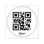 Instagram-QR-Code-Selbstfärb-Stempel Permastempel (Design)
