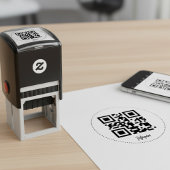 Instagram-QR-Code-Selbstfärb-Stempel Permastempel