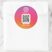 Instagram QR code sticker (Tasche)