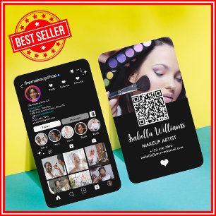 Instagram-QR-Code-Visitenkarte Visitenkarte