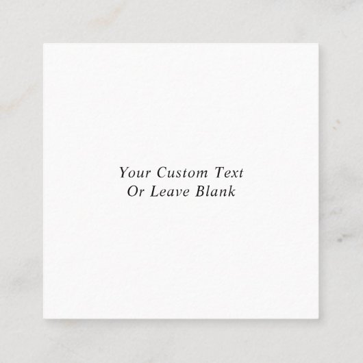 Instagram QR Code Werbung Quadratische Visitenkarte (Rückseite)