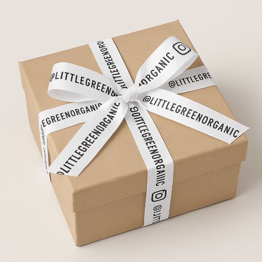 Instagram Ribbon | Ihr Instragram Name 1.5" 2 Yard Satinband