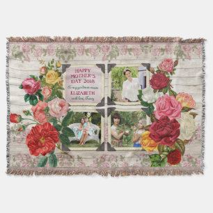 Instagram Rosen der Mutter TagesVintager Decke