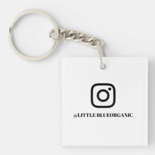 Instagram-Schlüsselanhänger   Ihr Instagram-Name-I Schlüsselanhänger